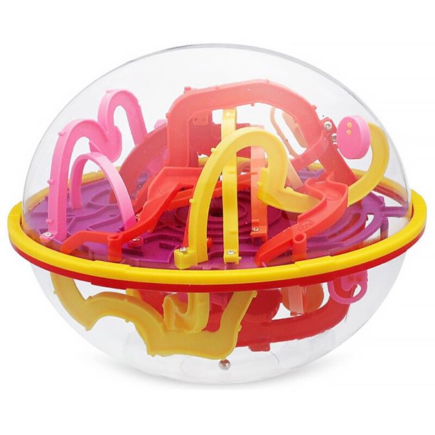 Rompecabezas Creativo, Juguete Educativo De Aprendizaje Temprano, Bola De Laberinto Tridimensional 3D, Juguete Sensorial, Regalo De Descompresión Para Niños Y Adultos Guardurnaity FN008358-03