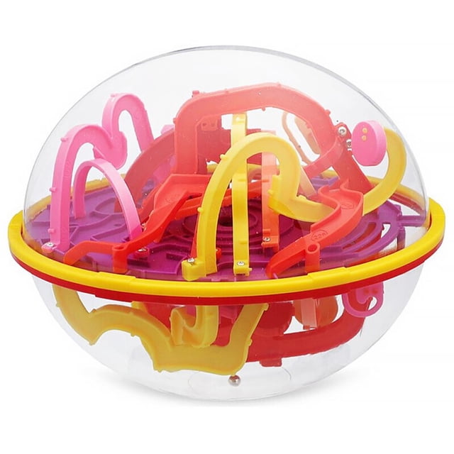 Rompecabezas Creativo, Juguete Educativo De Aprendizaje Temprano, Bola De Laberinto Tridimensional 3D, Juguete Sensorial, Regalo De Descompresión Para Niños Y Adultos matsuzay FN008358-03