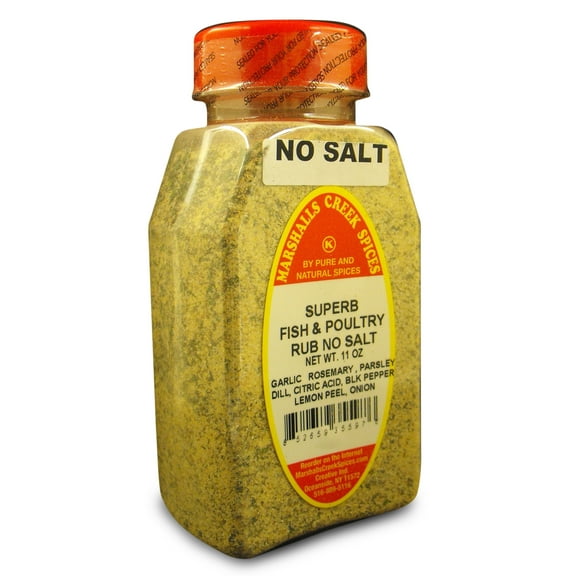 Marshalls Creek Spices SUPERB FISH AND POULTRY RUB NO SALT 11 ounce