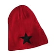 thumbnail image 2 of SPRING PARK Mens Winter Star Pattern Beanie Hat Scarf Set Warm Knit Hats Slouchy Cap for Unisex Gift, 2 of 3