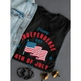 thumbnail image 7 of Independence Day Waving Flag Sweatshirt Women -Image by Shutterstock, Female 3X-Large, 7 of 7