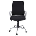 thumbnail image 5 of Zip Office Chair - Grey, Black Fabric, 5 of 6