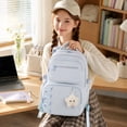 thumbnail image 3 of Girls Backpack for College High Middle School, Cute Teen Bookbag | Aesthetic Backpacks for Student Women with Accessories, 3 of 7