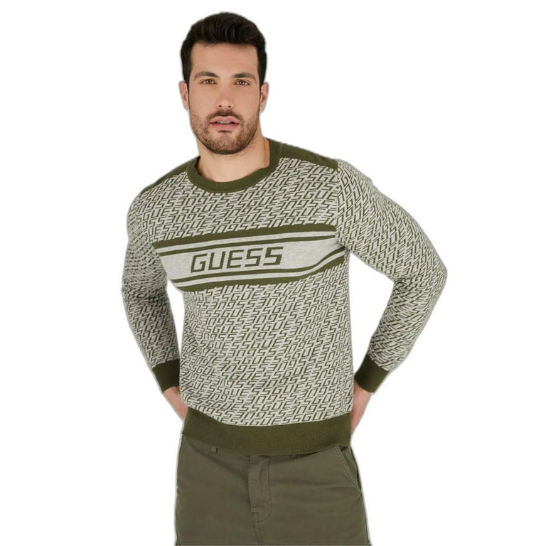 Guess Mens Crewneck Logo Pullover Sweater Walmart