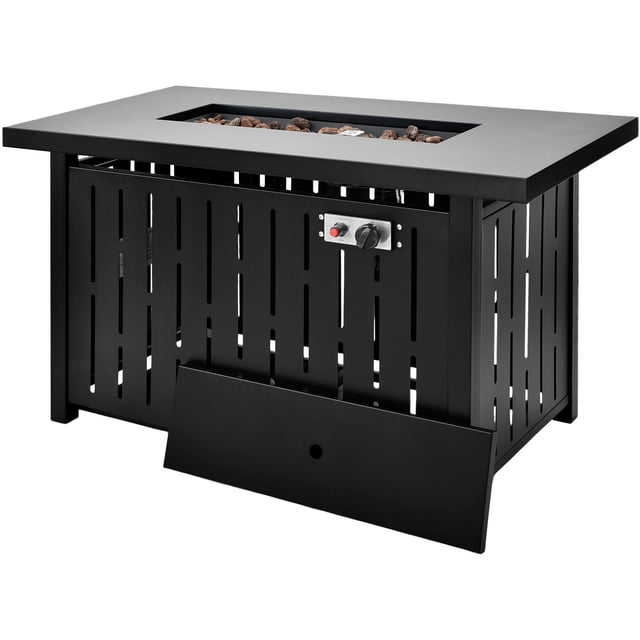 Calefector Calentador Hoguera Fogata Mesa Gas Propano 106x65 Cristal Protector