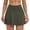 L114-Army Green, variant on xfsWaSs Women's Tennis Skirt with Built-In Shorts High Waist 4-Way-Stretch Running Tennis Skirts Lightweight Slim Fit Athletic Golf Skorts
