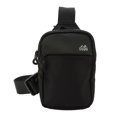 thumbnail image 1 of Petit sac bandoulière étanche pour homme et femme, idéal pour la course à pied, le cyclisme, les voyages, le shopping, noir, 1 of 4