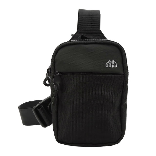 Petit sac bandoulière étanche pour homme et femme, idéal pour la course à pied, le cyclisme, les voyages, le shopping, noir