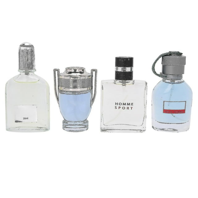 4pcs 25ml Men Perfume Long Lasting Natural Fragrance Male Spray Perfume Set Gift