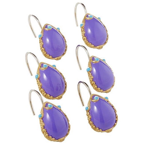 Disney Sofia Shower Curtain Hooks Set, 12 Count