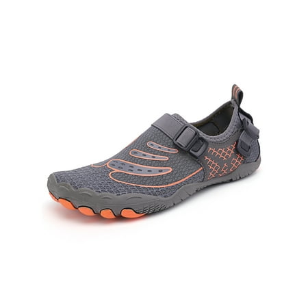 

Sanviglor Girls Boys Water Shoes Quick Dry Aqua Socks Fitness Workout Beach Shoe Yoga Lightweight Comfort Sneakers Breathable Barefoot Casual Sneaker Gray 8.5