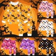 thumbnail image 4 of shoper Halloween Kids Pajama Set Long Sleeve Crewneck Tops Pants 2 Pieces Pjs Set Soft Sleepwear for Boys and Girls 2-8 Years, 4 of 4