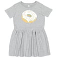thumbnail image 3 of Inktastic White Donut with Sprinkles Girls Toddler Dress, 3 of 5