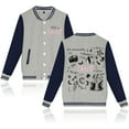 thumbnail image 2 of KPOP Stray Kids SKZ Do It Tracklist Print Baseball Jacket – Unisex Graphic Long Sleeve Coat, Casual Streetwear for STAY Fans Support, 2 of 5