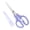 purple, variant on M Buder 3‑Color Portable Stainless Steel Food & Vegetable Scissors – High‑Quality Ceramic Blade, Slip‑Resistant PP Handle, Safe Oblique Edge, Easy Carry Scabbard