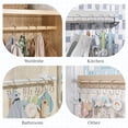 thumbnail image 7 of Bathway Shower Curtain Hooks Nickel Shower Curtain Rings with Cylindrical Design, 12Pcs Metal Shower Curtain Hooks Rust Proof, Smooth Glide Double Shower Hooks Rings for Shower Curtain, 7 of 7