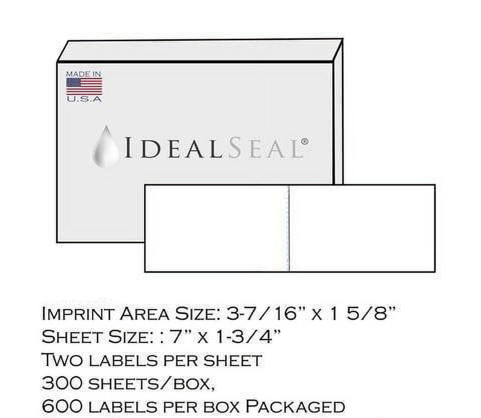 (USPS Approved) Pitney Bowes #625-0 Compatible Postage Meter Tape, 600 Labels in Protective Easy Feed Box  Premium Adhesive Bright White by Preferred Postage Supplies