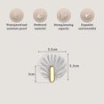 thumbnail image 2 of 8Pcs Self Adhesive Hooks, Sticky Hooks for Hanging,Waterproof Heavy Duty Stick on Wall Sticky Hooks for Door Kitchen Bathroom, 2 of 5