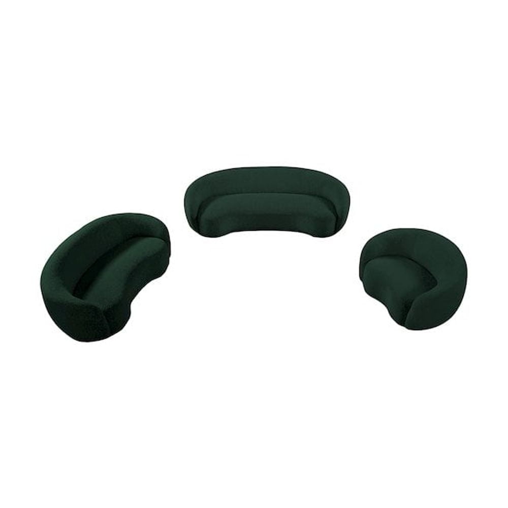 Meridian Furniture Hyde Green Boucle Fabric Sofa