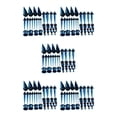 thumbnail image 2 of Transemion Kit de Jauges d'Oreilles 36 Pcs Extensible 14G-00G Bouchons Bleu Foncé 36 Pcs 5Ensemble, 2 of 6