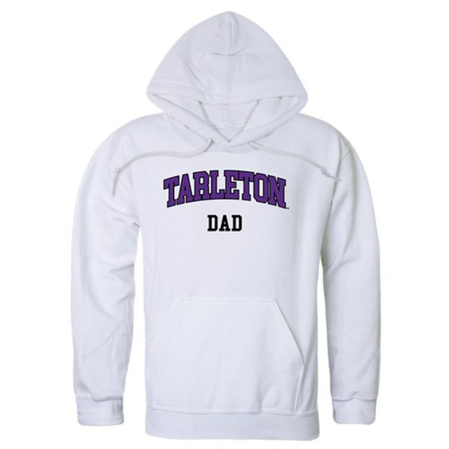 W Republic 563-389-WHT-04 Sweat à Capuche pour Hommes Tarleton State Texans Papa, Blanc - Extra Large