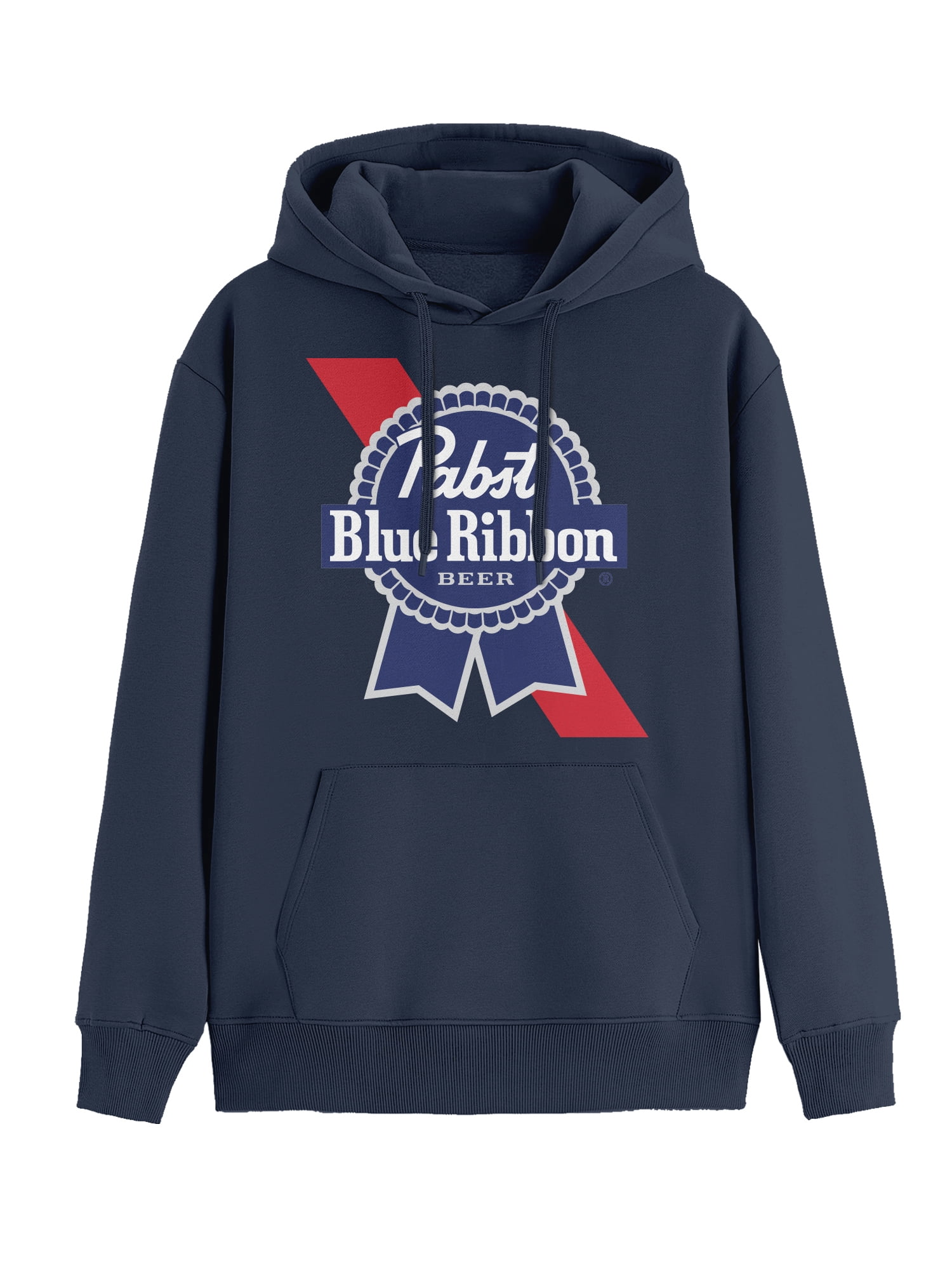 Pabst Blue Ribbon, Men's Apparel Graphic Hoodie Sweatshirt, All American, Sizes S-3XL