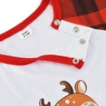 thumbnail image 6 of URMAGIC Matching Family Pajamas Sets Christmas Pj's with Lettler Print and Cartoon Elk Tee and Bottom Loungewear, 6 of 6
