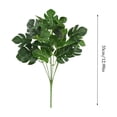 thumbnail image 3 of Lifelike Artificial Green Plants, Staron Realistic Potted Foliage Arrangements for Home Decor, Maintenance-Free Indoor Outdoor Decorative Plants with Natural Vein Details, Green, 3 of 6