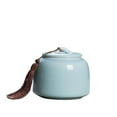 thumbnail image 1 of Ceramic Tea Canister With Airtight Lid Storage Container Tins For Tea, Coffee, Nuts, Spice, Sugar, 1 of 5