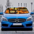thumbnail image 2 of Awypu Fall Leaves Funny Windshield Sun Shade Car Shades for Front Windows 51.18*27.59 in, 2 of 7