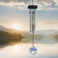 thumbnail image 2 of Woodstock Windchimes Precious Stones Chimes Crystal, Wind Chimes For Outside, Wind Chimes For Garden, Patio, and Outdoor Décor, 12"L, 2 of 7