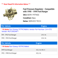 thumbnail image 2 of Fuel Pressure Regulator - Compatible with 1990 - 1999 Ford Ranger 1991 1992 1993 1994 1995 1996 1997 1998, 2 of 2