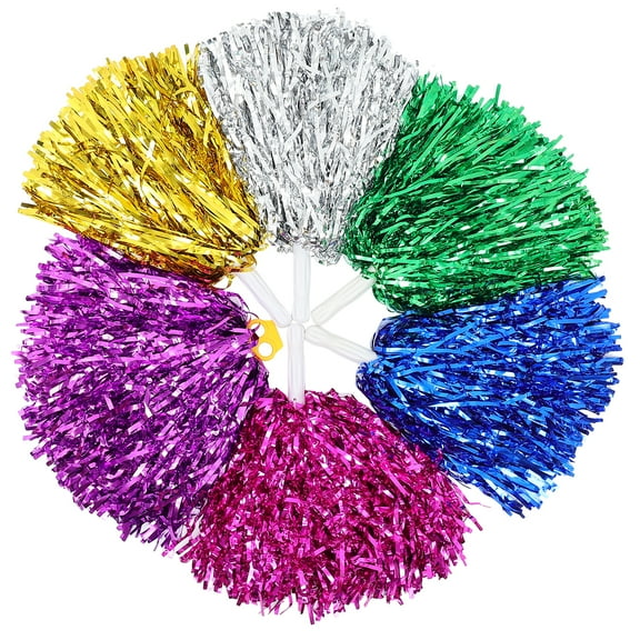 6Pcs Sports Cheerleading Props Handheld Cheering Ornaments Cheer Costume Decor