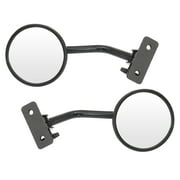 SCITOO Door Off Side Mirrors 2pcs Off-Road Rear View Mirrors Unlimited Adventure Mirrors fit for 1997-2001 2002 2003 2004 2005 2006 2007 2008 2009 2010 2011-2017 for Jeep Wrangler JKU JK CJ YJ TJ