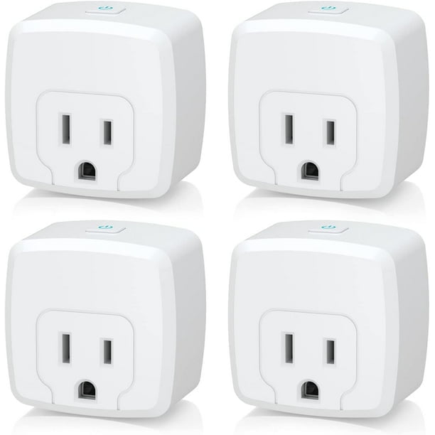RYRA Smart Plug,10A Mini WiFi Outlet,APP Remote Control,Timer & Schedule  and Voice Control,Smart Sockets Compatible with Alexa and Google Home,No  Hub