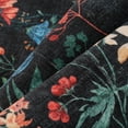 thumbnail image 7 of BERTHMEER 6'x9' Washable Floral Area Rugs for Living Room Bedroom Kitchen Rugs Non Slip Black Multicolor Vintage Oriental Flower Dorm Office Dining Room Farmhouse Rugs, 7 of 7