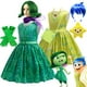 thumbnail image 2 of Disfraz de la película de Disney para niña, traje de fiesta de Halloween, color verde, para Cosplay, 2 of 5