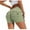 Green, variant on LAJPXKHY Womens Cargo Shorts High Waist Butt Lifting Yoga Biker Shorts Stretch Slim Fitting Workout Running Leggings with Pockets