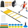 thumbnail image 1 of Set de equipo de entrenamiento Speed Agility Panykoo con escalera de 20 pies, 1 of 7