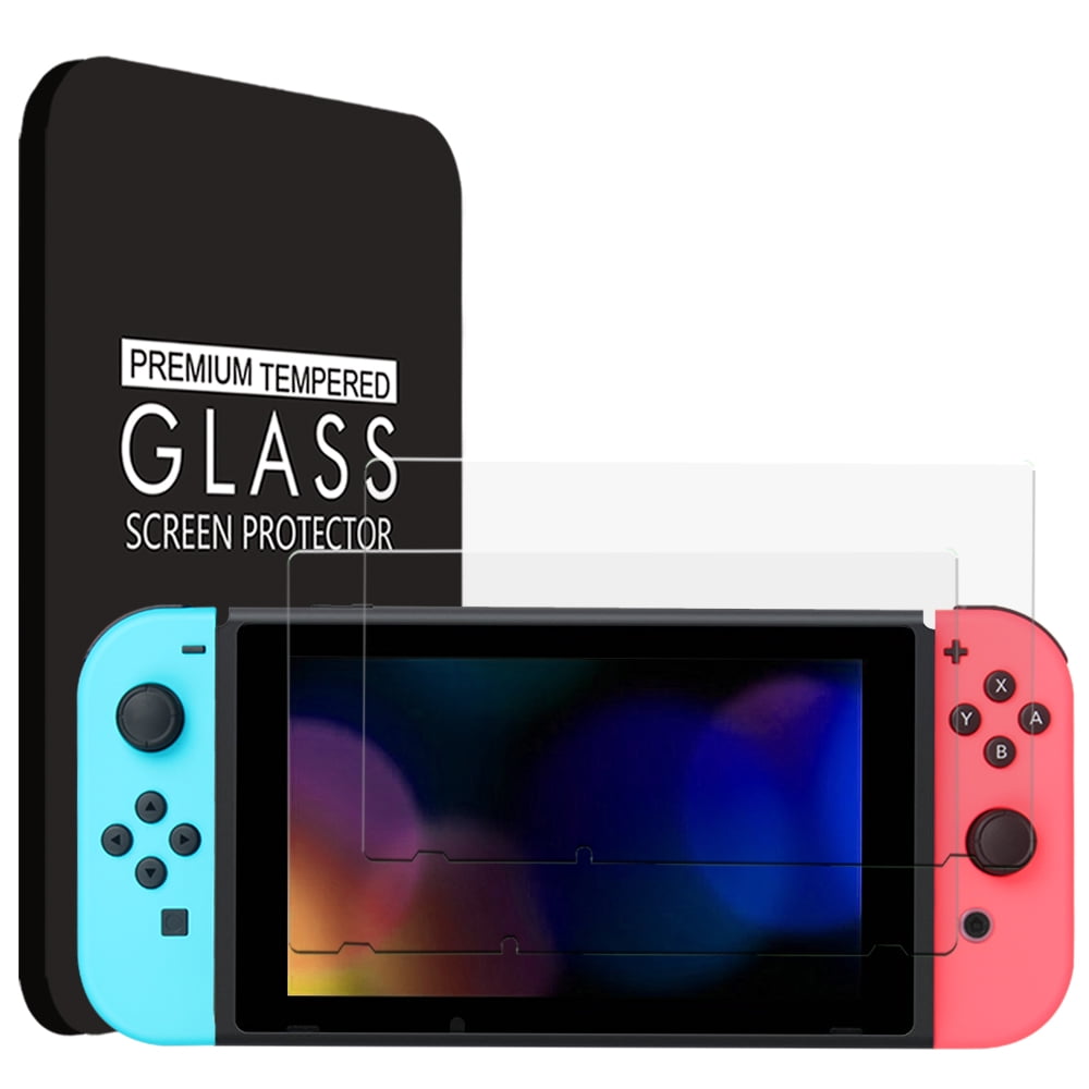 2-Pack]Fintie Nintendo Switch Tempered Glass Screen Protector, Premium HD  Clear 9H Hardness Oleophobic Screen Protector - Walmart.com