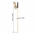 thumbnail image 3 of Natural Wooden Handle Cat Teaser Wand, Simple Design with Attached Toy, Durable Interactive Play for Bonding and Exercise with Cats, 3 of 3