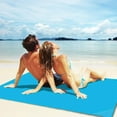thumbnail image 4 of Couverture de Plage Tapis de Plage Anti-Sable, Couverture Imperméable pour 2-4 Adultes, Couverture de Pique-Nique Portable Tapis Anti-Sable Couverture d'Extérieur pour Voyage Camping Randonnée, 4 of 8