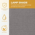 thumbnail image 2 of MasteelfCA 3pcs Cloth Lampshade Clip-on Type Lamp Shade Cover for Table Lamp Floor Lamp, 2 of 8