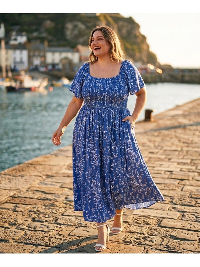 cassie blue dress The Cassie Dress Admiral Blue / XS