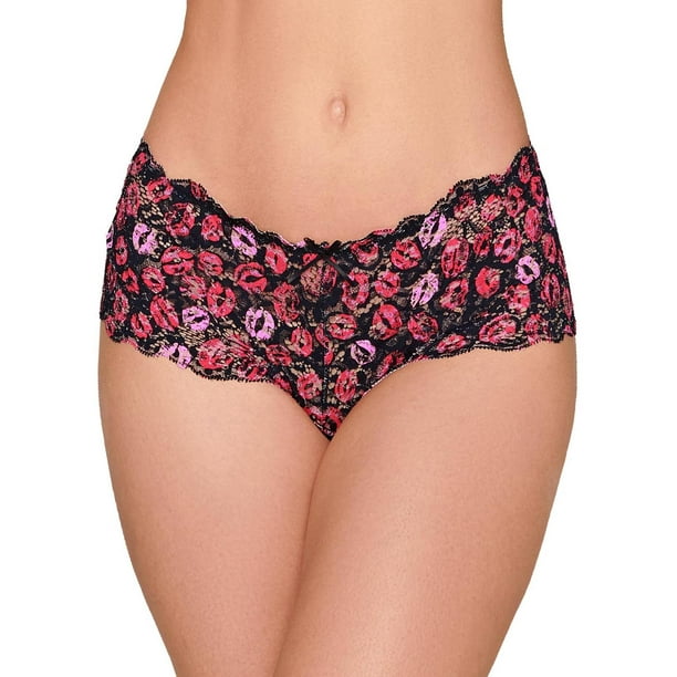 Ilusión Boxer De Mujer Encaje Bóxer De Encaje Ilusión 3418 Negro M