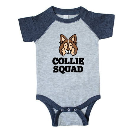

Inktastic Dog Collie Squad Gift Baby Boy or Baby Girl Bodysuit