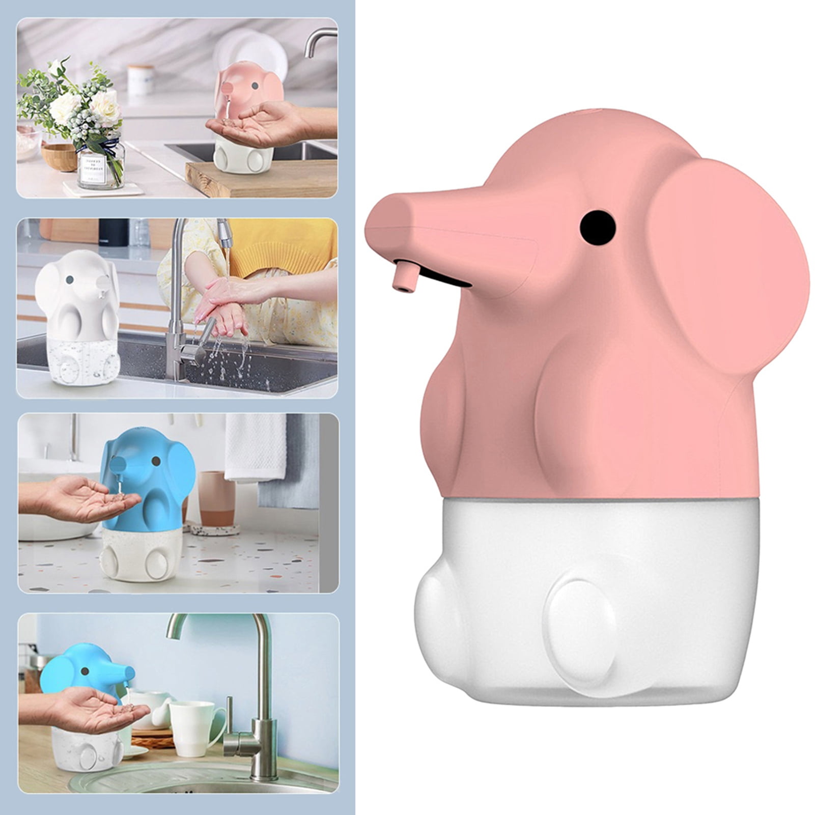 Callipe Automatic Sensor Soap Dispenser Touchless Hand Sanitizer Dispenser with Smart Sensors Rechargeable Child-friendly Hand Washing Device