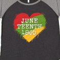 thumbnail image 4 of Inktastic Juneteenth 1865 Heart Women's Plus Size T-Shirt, 4 of 5