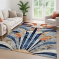 thumbnail image 6 of Addison Rugs Mayfield Premium Machine Washable Transitional Geometric Navy Rectangle Rug, 10' x 14', 6 of 6