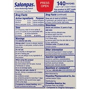 Salonpas Pain Relieving Patch - 140 Patches